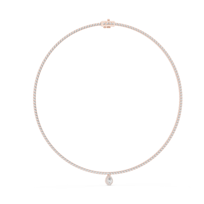 Aureline 5.50 × 3.50 mm  Diamond Necklace