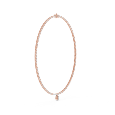 Aureline 5.50 × 3.50 mm  Diamond Necklace