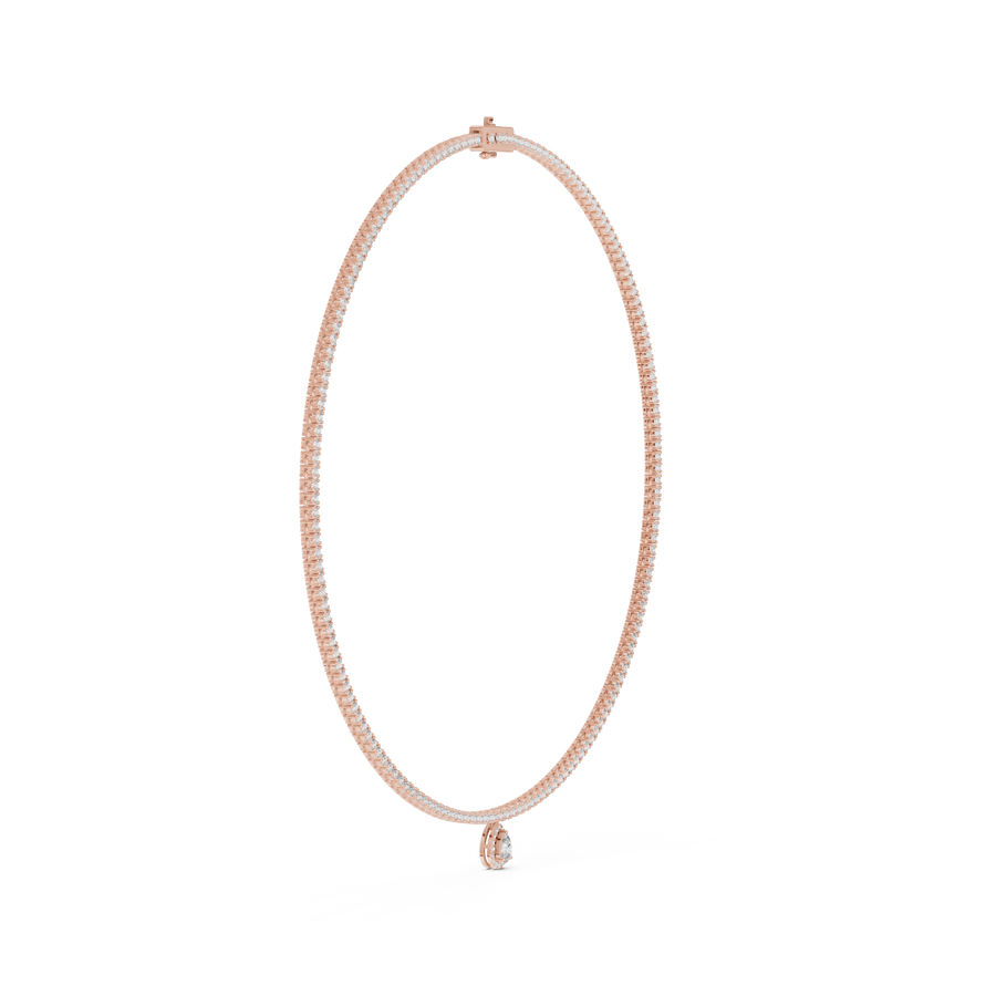 Aureline 5.50 × 3.50 mm  Diamond Necklace