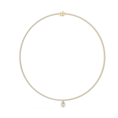 Aureline 5.50 × 3.50 mm  Diamond Necklace