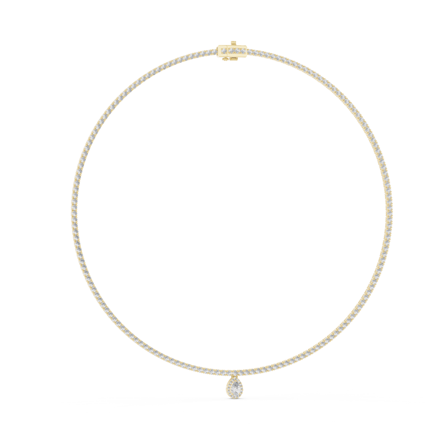 Aureline 5.50 × 3.50 mm  Diamond Necklace