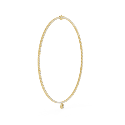 Aureline 5.50 × 3.50 mm  Diamond Necklace