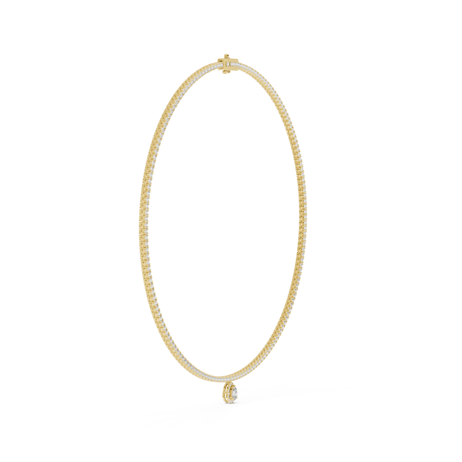 Aureline 5.50 × 3.50 mm  Diamond Necklace