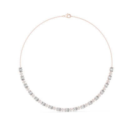Isavelle 7.00 × 5.00 mm Diamond Necklace