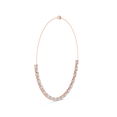 Isavelle 7.00 × 5.00 mm Diamond Necklace