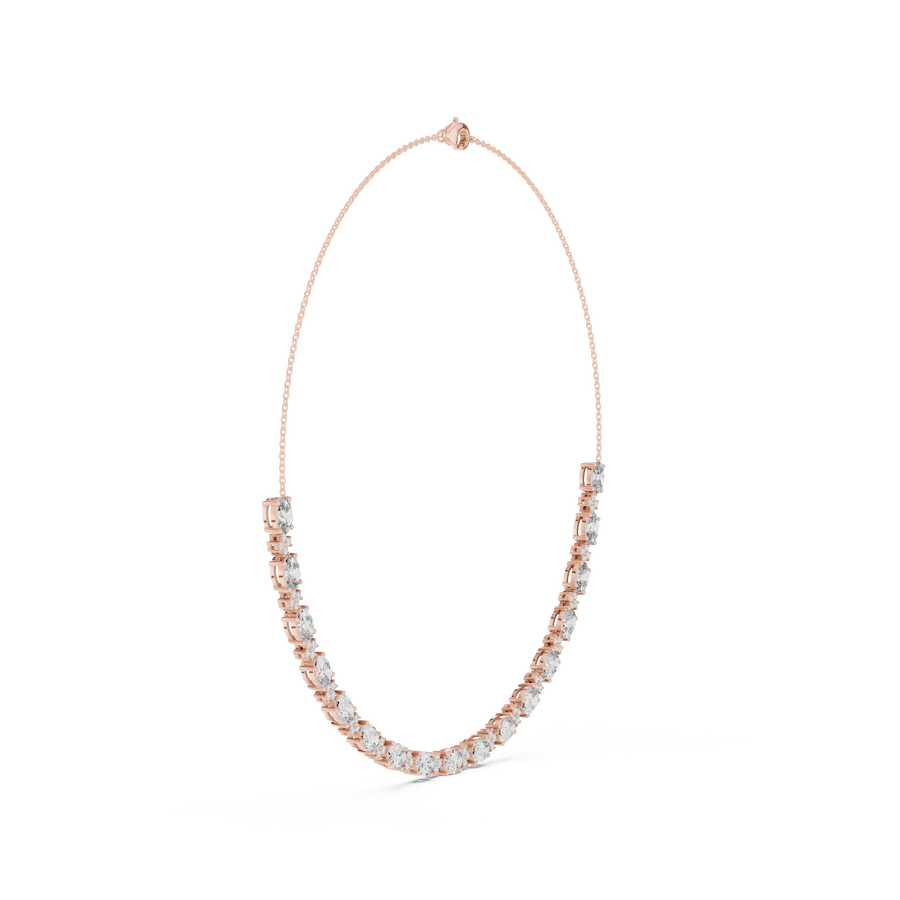 Isavelle 7.00 × 5.00 mm Diamond Necklace
