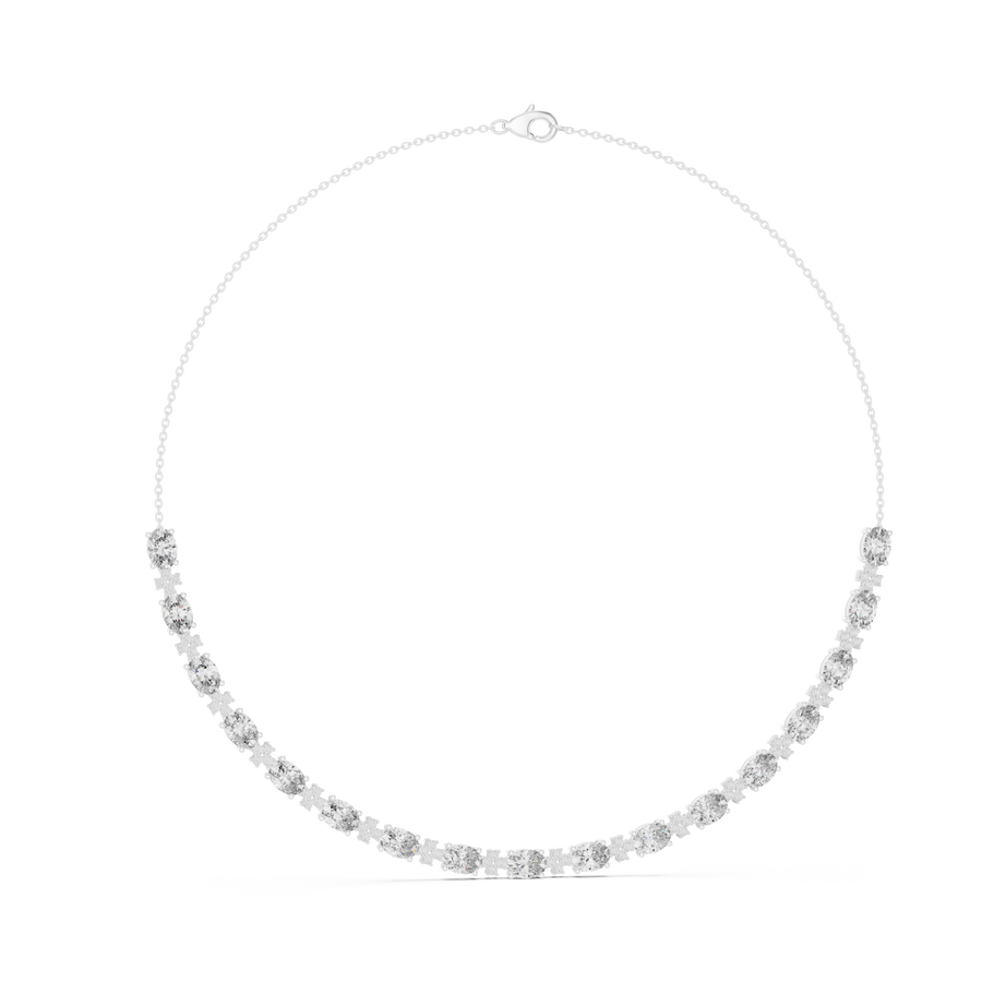 Isavelle 7.00 × 5.00 mm Diamond Necklace