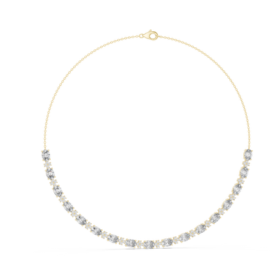 Isavelle 7.00 × 5.00 mm Diamond Necklace