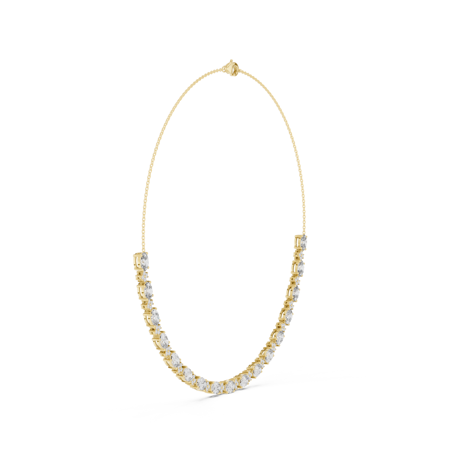 Isavelle 7.00 × 5.00 mm Diamond Necklace