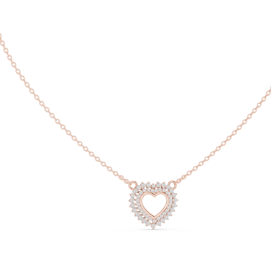 Elvarienne Heart Diamond Pendant