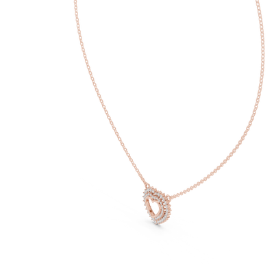 Elvarienne Heart Diamond Pendant