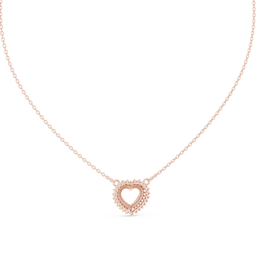 Elvarienne Heart Diamond Pendant