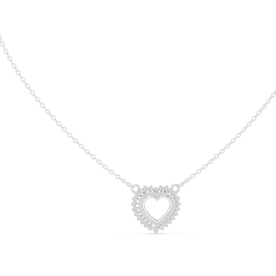 Elvarienne Heart Diamond Pendant