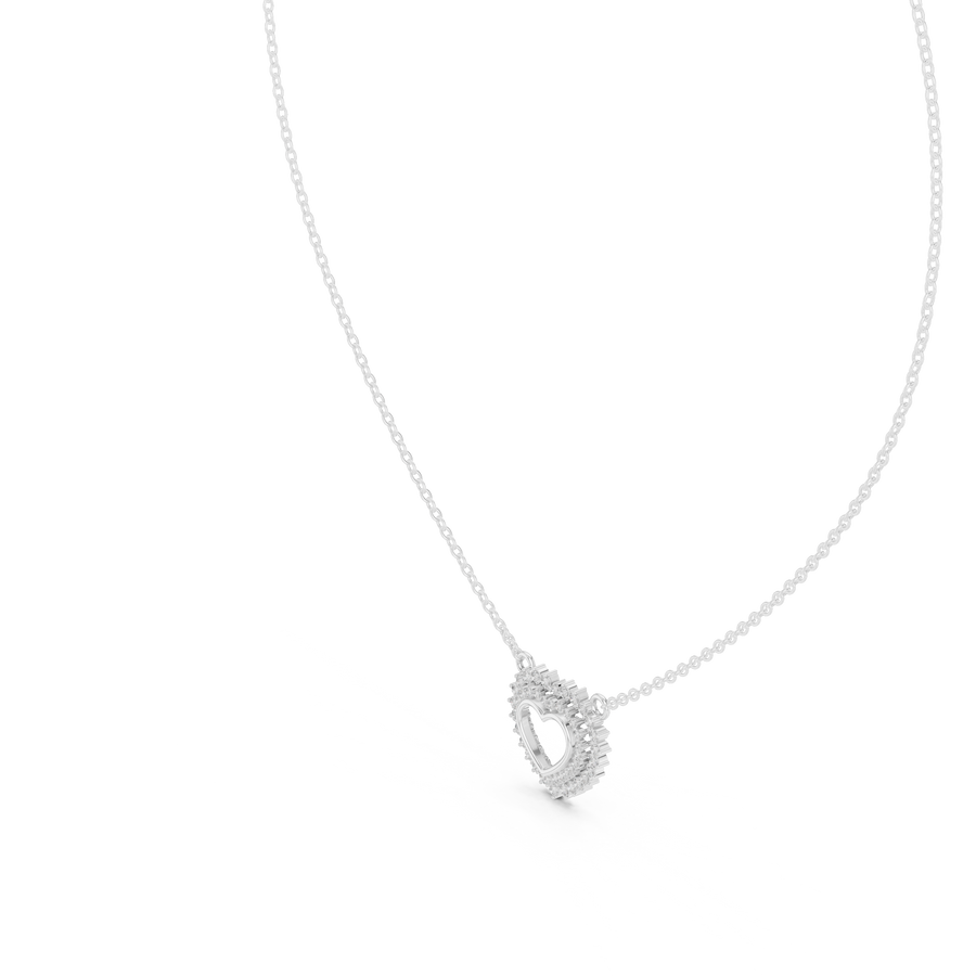 Elvarienne Heart Diamond Pendant