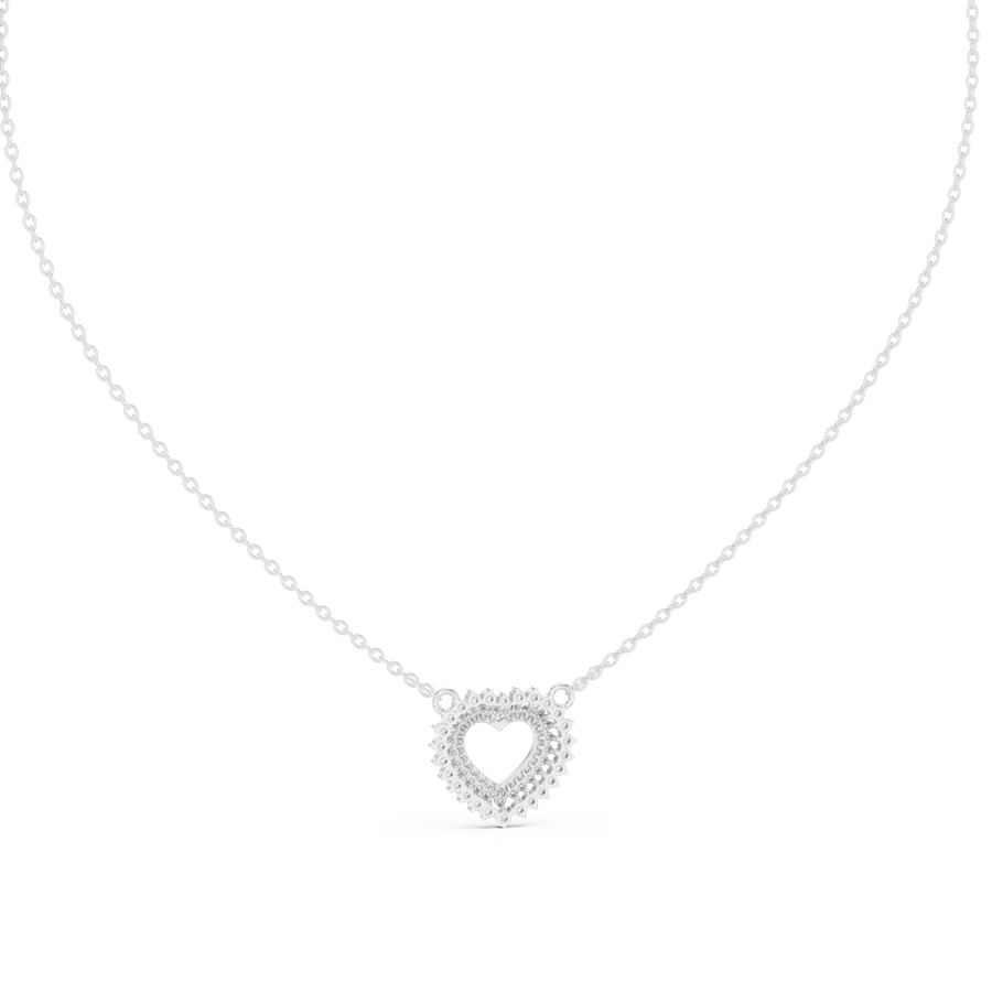 Elvarienne Heart Diamond Pendant