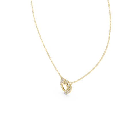 Elvarienne Heart Diamond Pendant