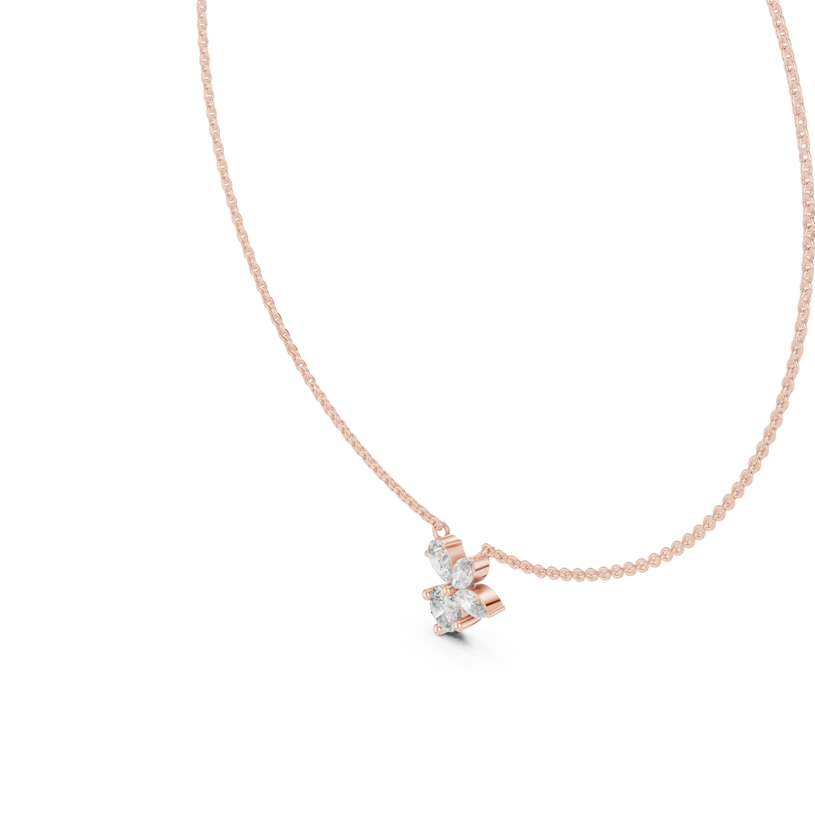 Celestara 2.12 Ct Multi-Shape  Diamond Pendant