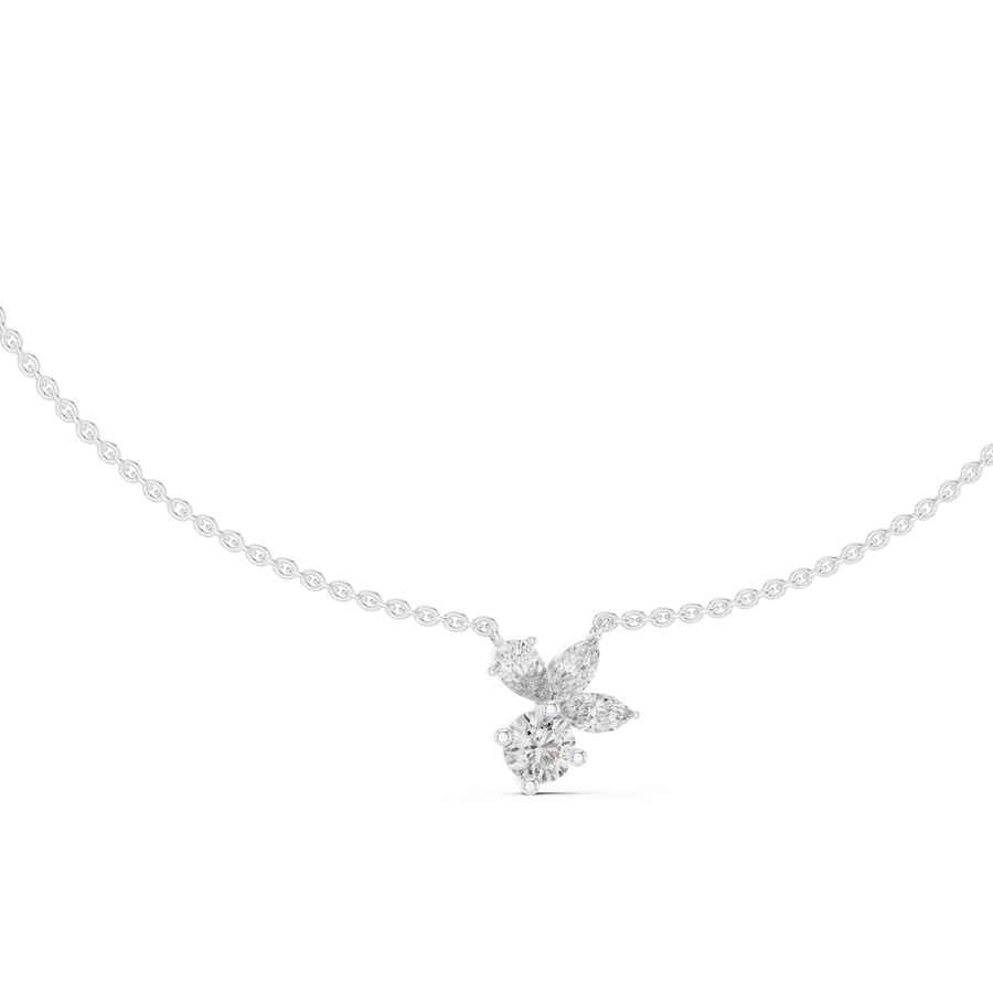Celestara 2.12 Ct Multi-Shape  Diamond Pendant