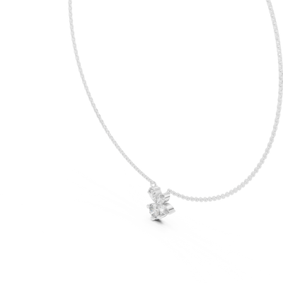 Celestara 2.12 Ct Multi-Shape  Diamond Pendant