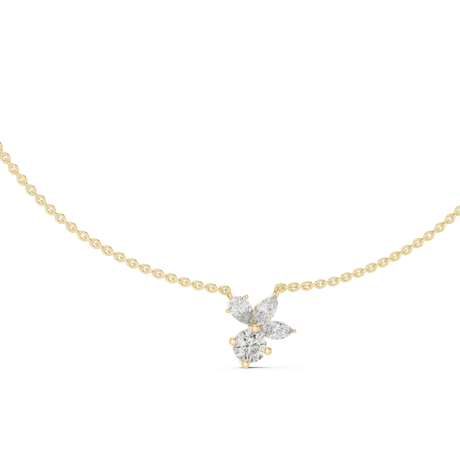 Celestara 2.12 Ct Multi-Shape  Diamond Pendant