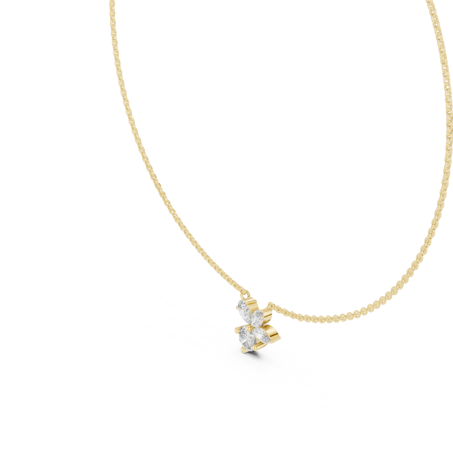 Celestara 2.12 Ct Multi-Shape  Diamond Pendant