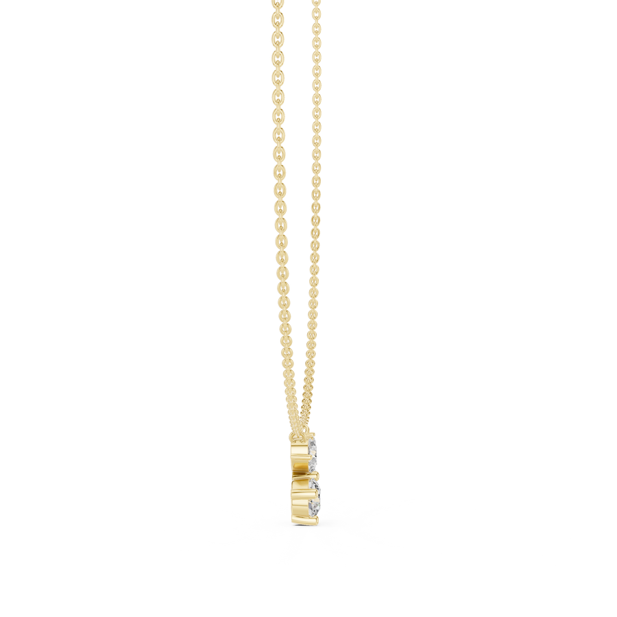 Celestara 2.12 Ct Multi-Shape  Diamond Pendant