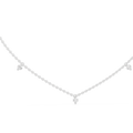 Minimalist Round & Baguette  Diamond Pendant
