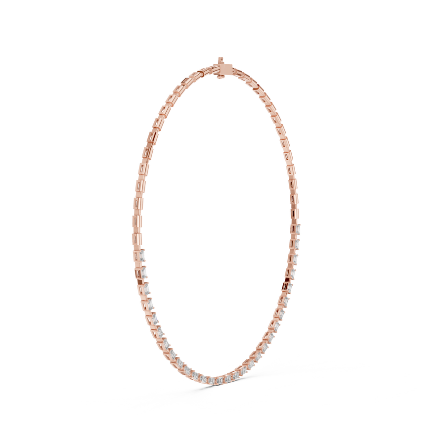 Ravienne 4.00 × 2.50 mm  Diamond Necklace