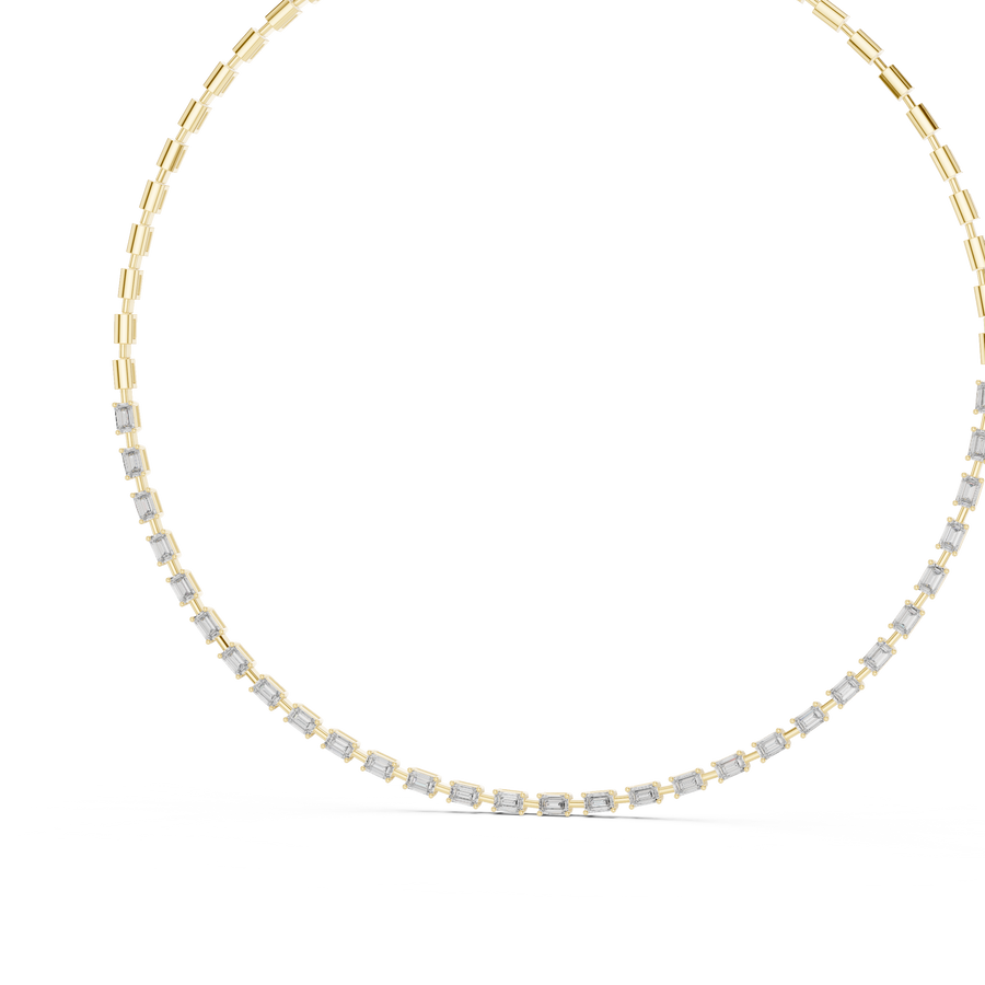Ravienne 4.00 × 2.50 mm  Diamond Necklace