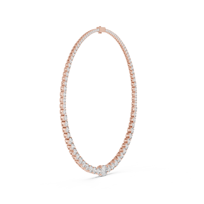 Zelianne 11.00 × 9.00 mm Diamond Necklace