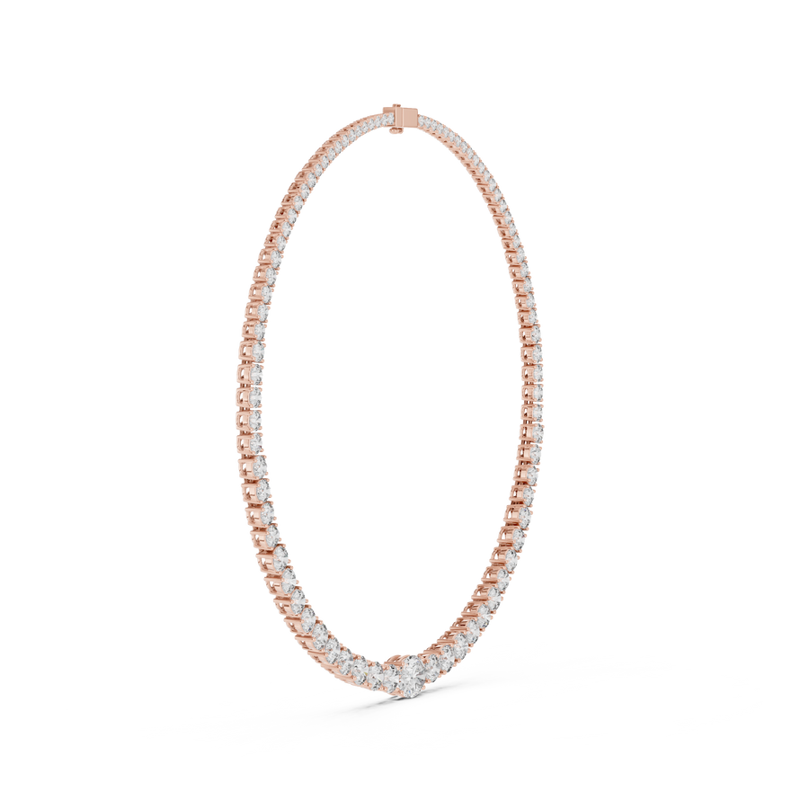 Zelianne 11.00 × 9.00 mm Diamond Necklace