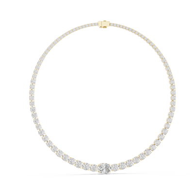 Zelianne 11.00 × 9.00 mm Diamond Necklace