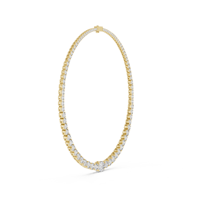 Zelianne 11.00 × 9.00 mm Diamond Necklace