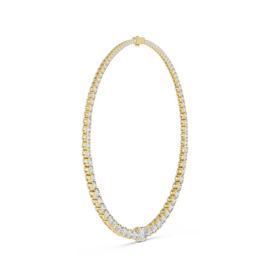 Zelianne 11.00 × 9.00 mm Diamond Necklace