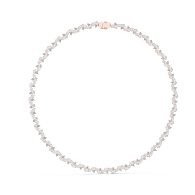 Zylenora 5.00 × 3.00 mm  Diamond Necklace