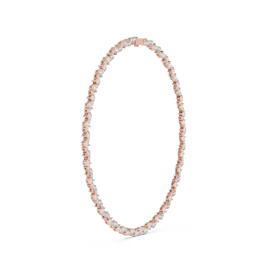 Zylenora 5.00 × 3.00 mm  Diamond Necklace