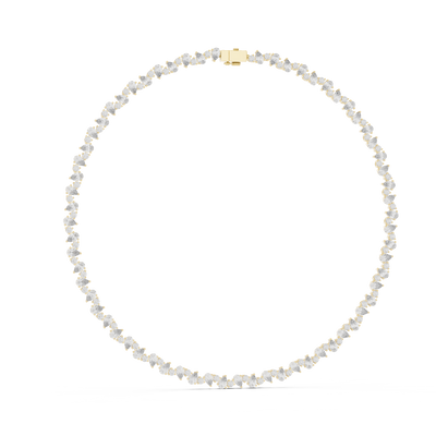 Zylenora 5.00 × 3.00 mm  Diamond Necklace