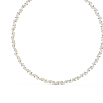 Zylenora 5.00 × 3.00 mm  Diamond Necklace