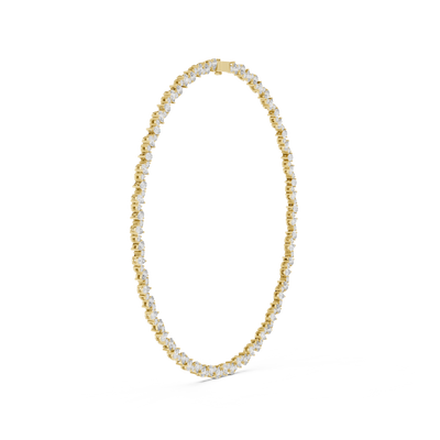Zylenora 5.00 × 3.00 mm  Diamond Necklace