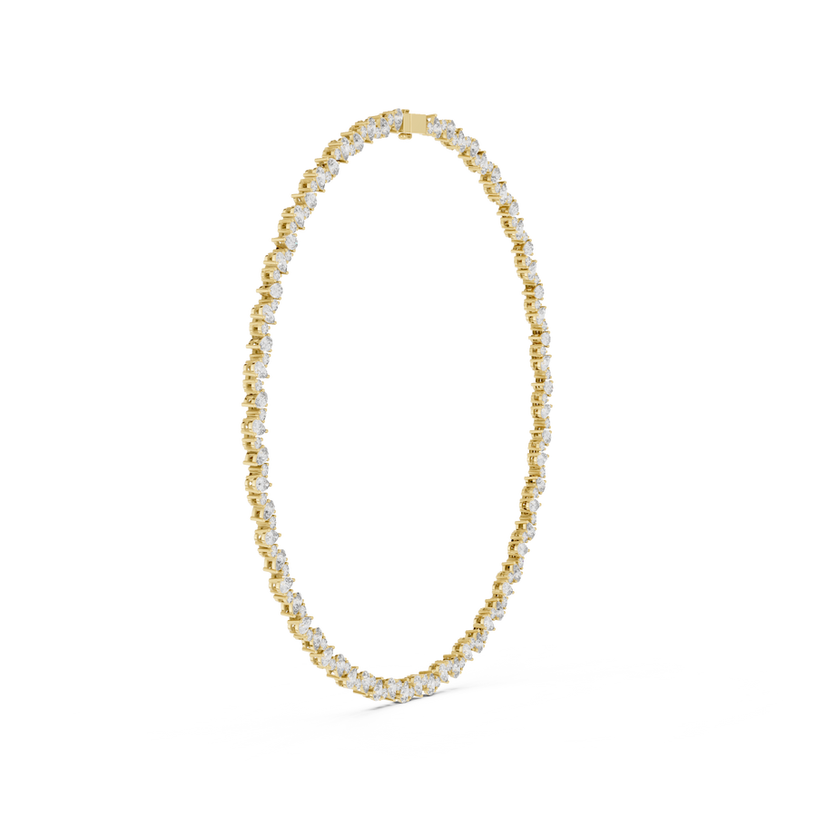 Zylenora 5.00 × 3.00 mm  Diamond Necklace