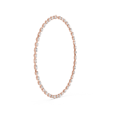 Calvienne Multi-Shape Diamond Necklace