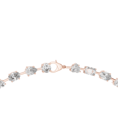 Calvienne Multi-Shape Diamond Necklace