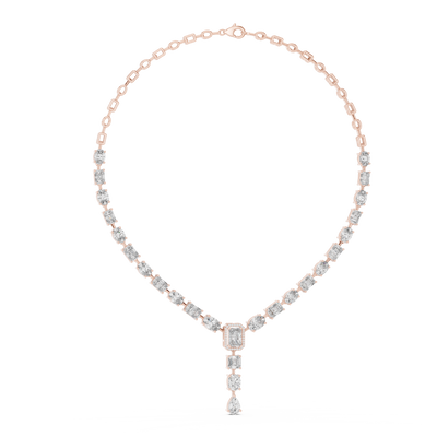 Zavienne Multi-Shape Diamond Necklace