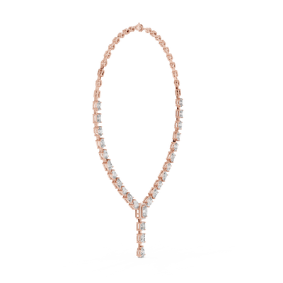 Zavienne Multi-Shape Diamond Necklace