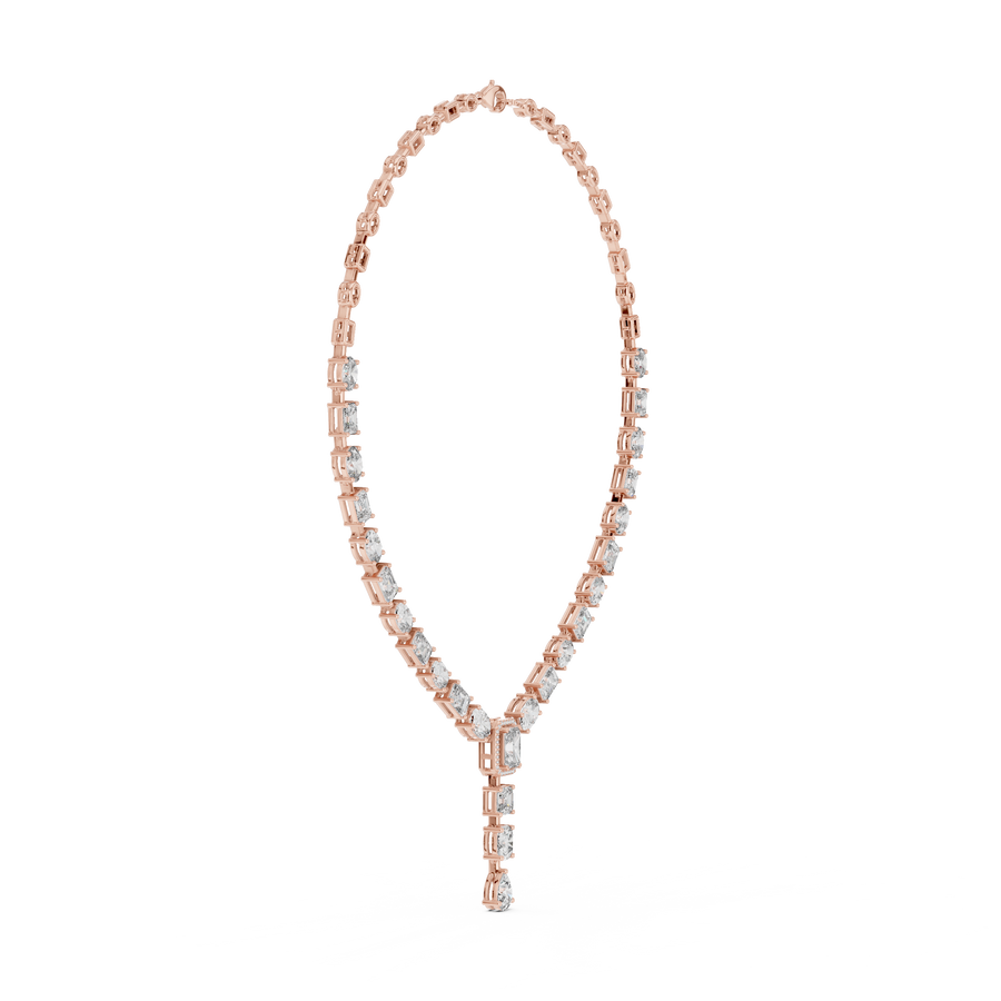 Zavienne Multi-Shape Diamond Necklace