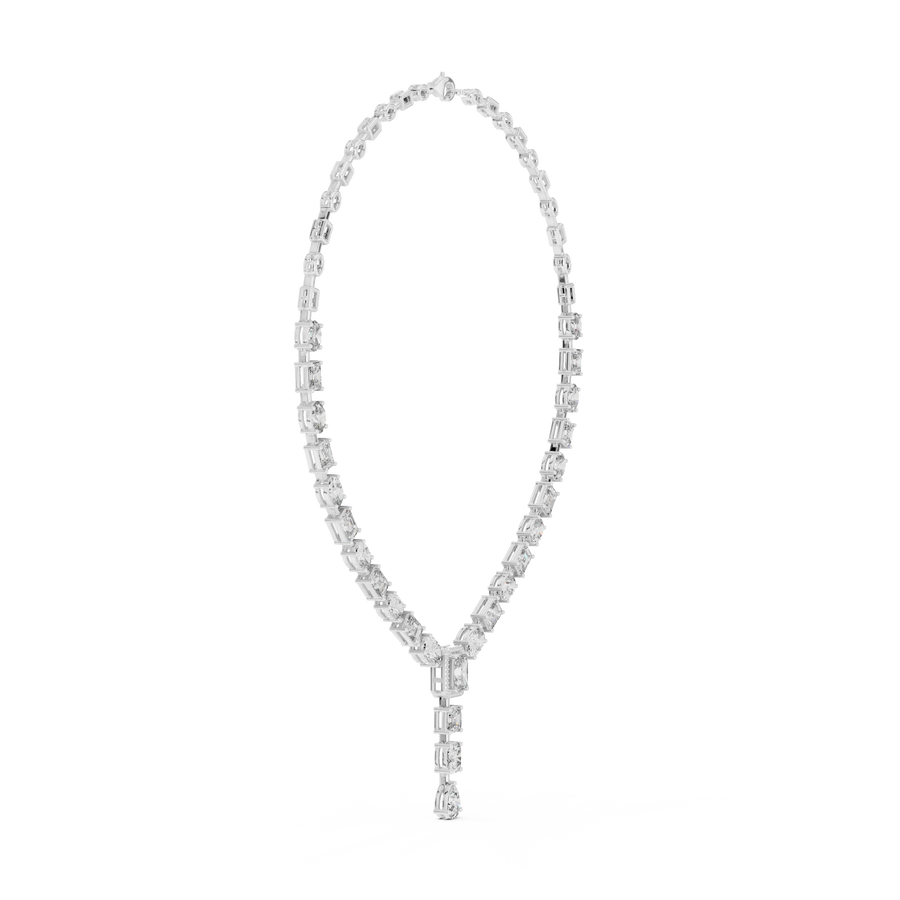 Zavienne Multi-Shape Diamond Necklace