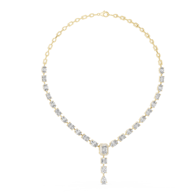 Zavienne Multi-Shape Diamond Necklace