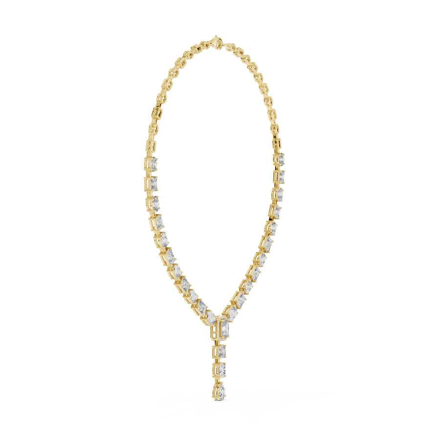Zavienne Multi-Shape Diamond Necklace