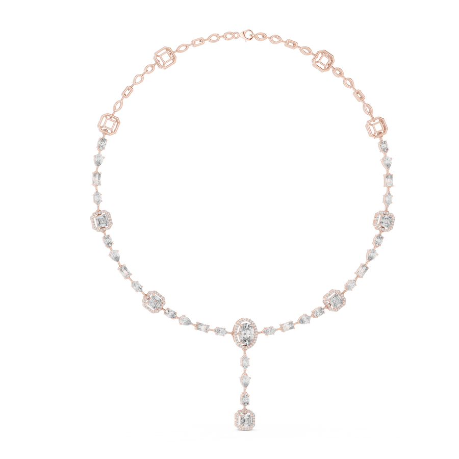 Elarienne 5.00 × 3.00 mm Diamond Necklace