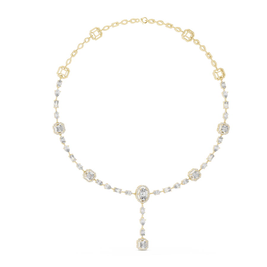 Elarienne 5.00 × 3.00 mm Diamond Necklace